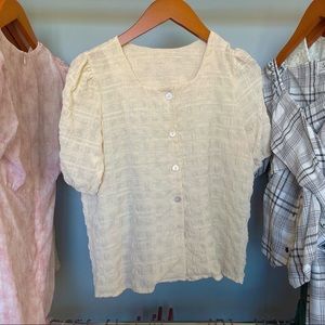Brand new, Korean cloth, ivory, free size